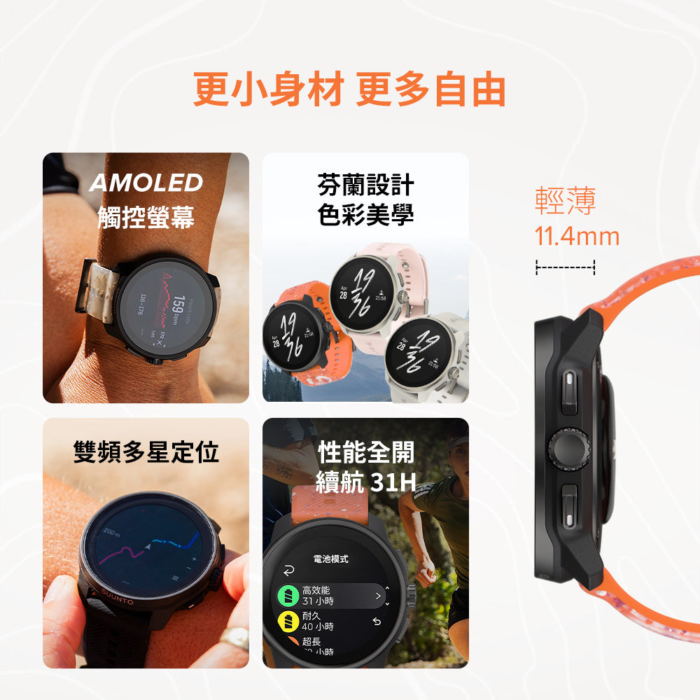 Race S 輕量競賽智慧跑錶